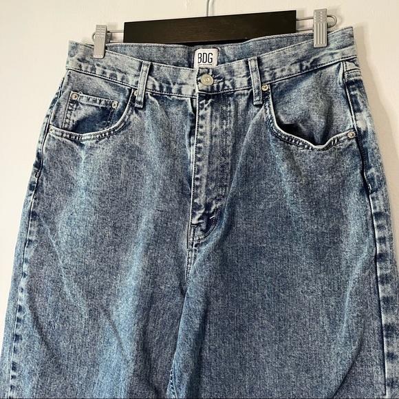UO BDG high-rise baggy acid wash medium wash jeans - Picture 2 of 7